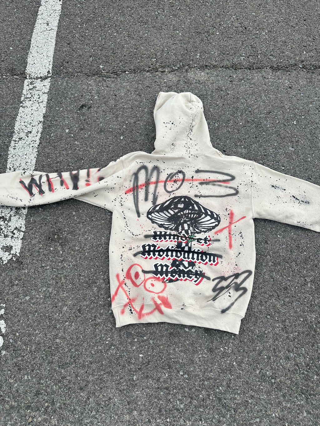 Mind of 3 “Forever Changing” Hand-Painted Hoodie — 1 of 1