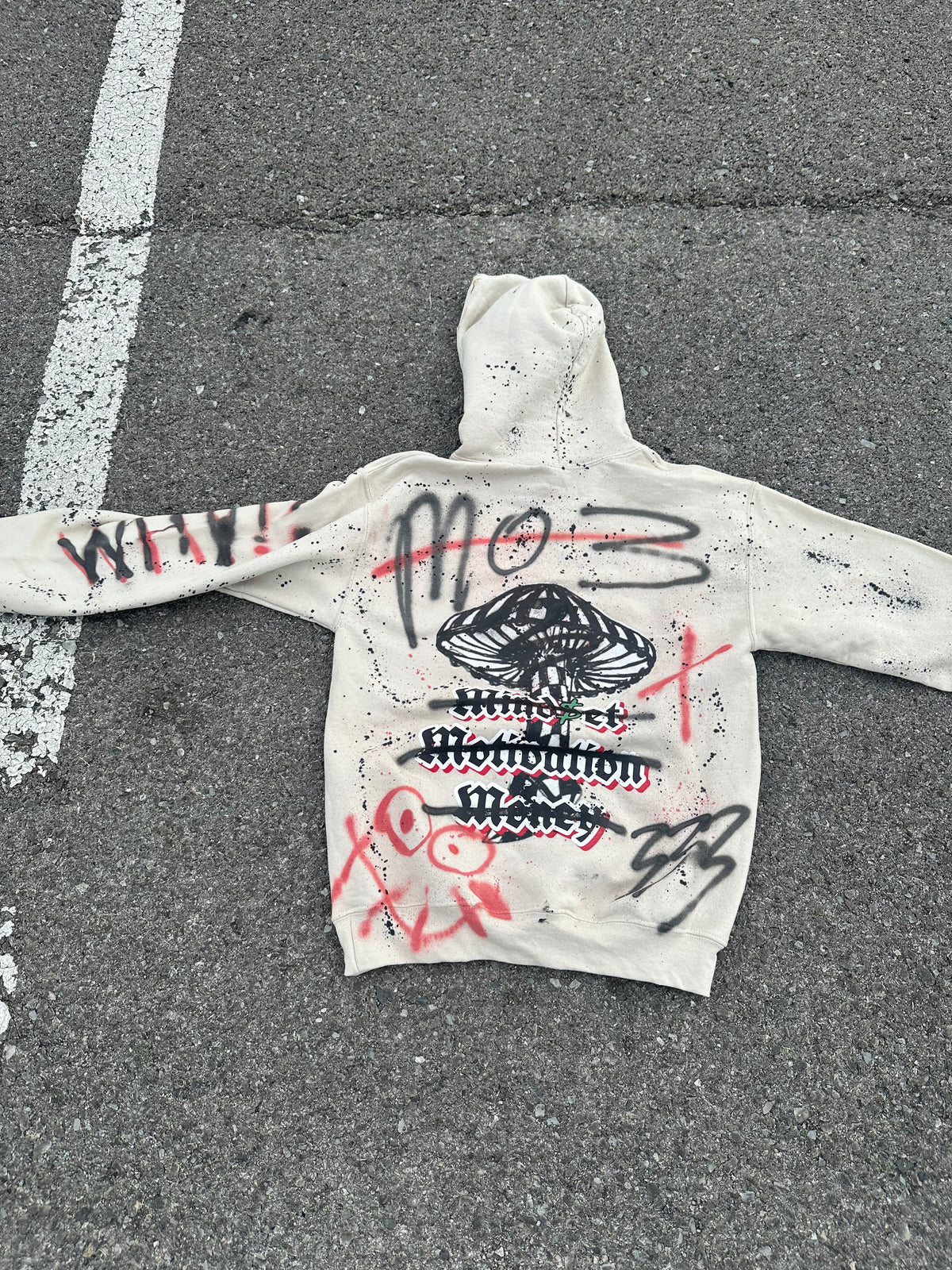 Mind of 3 “Forever Changing” Hand-Painted Hoodie — 1 of 1
