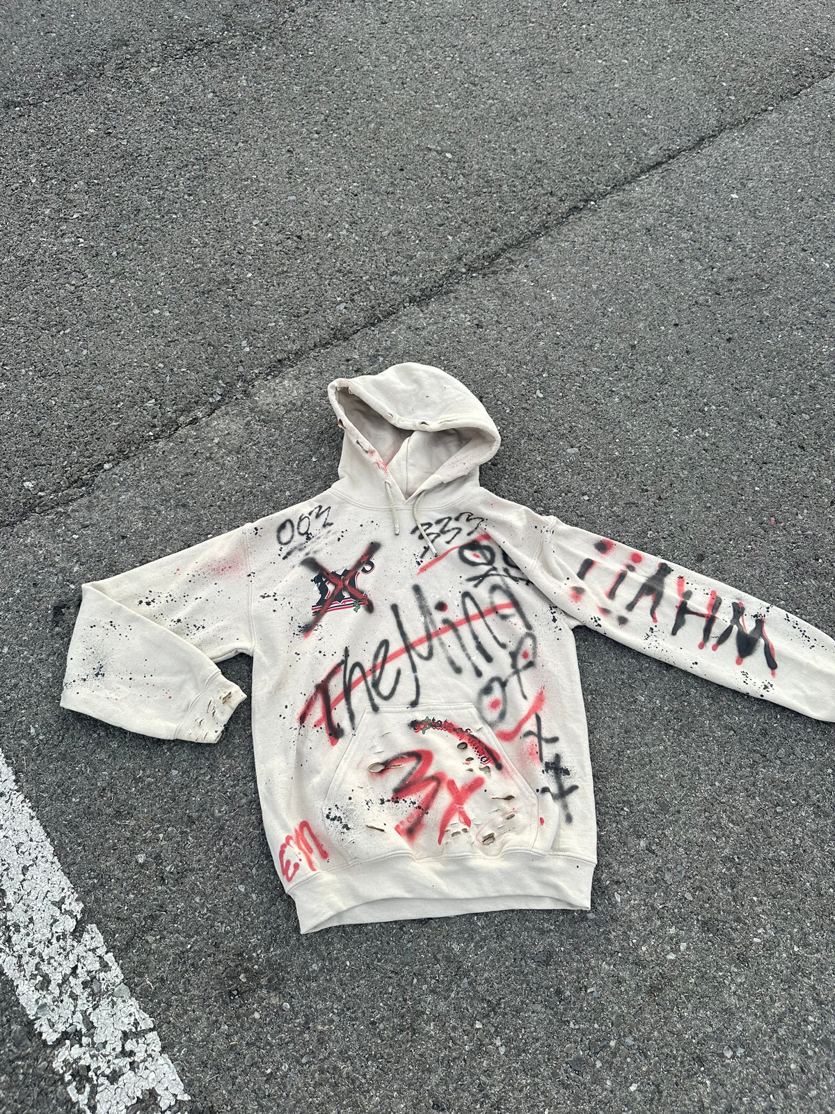 Mind of 3 “Forever Changing” Hand-Painted Hoodie — 1 of 1