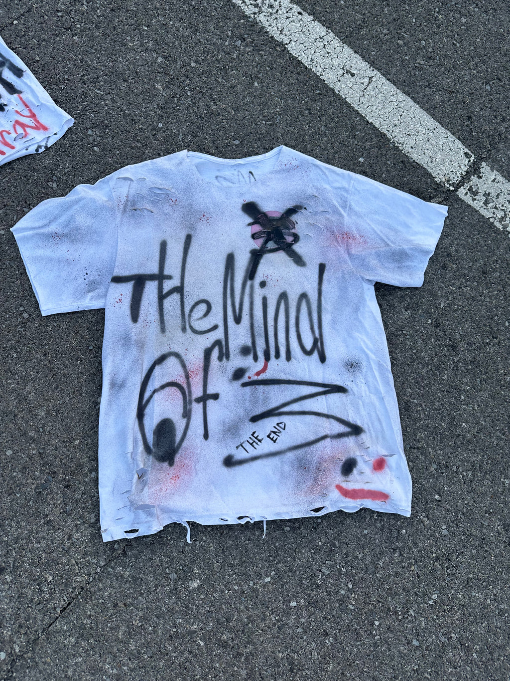 Mind of 3 “Soul Mind Pain” Hand-Painted Tee — 1 of 1