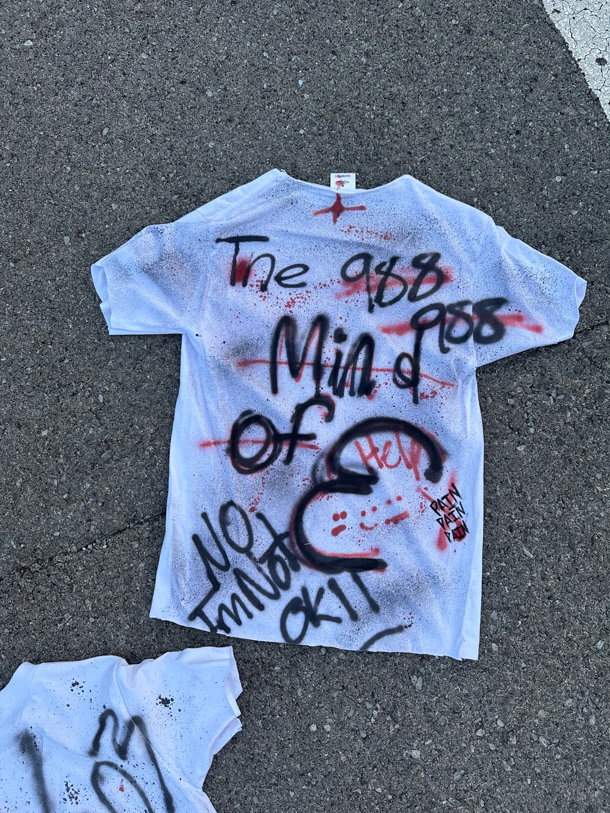 Mind of 3 “Sin Went Too Far” Hand-Painted Tee — 1 of 1