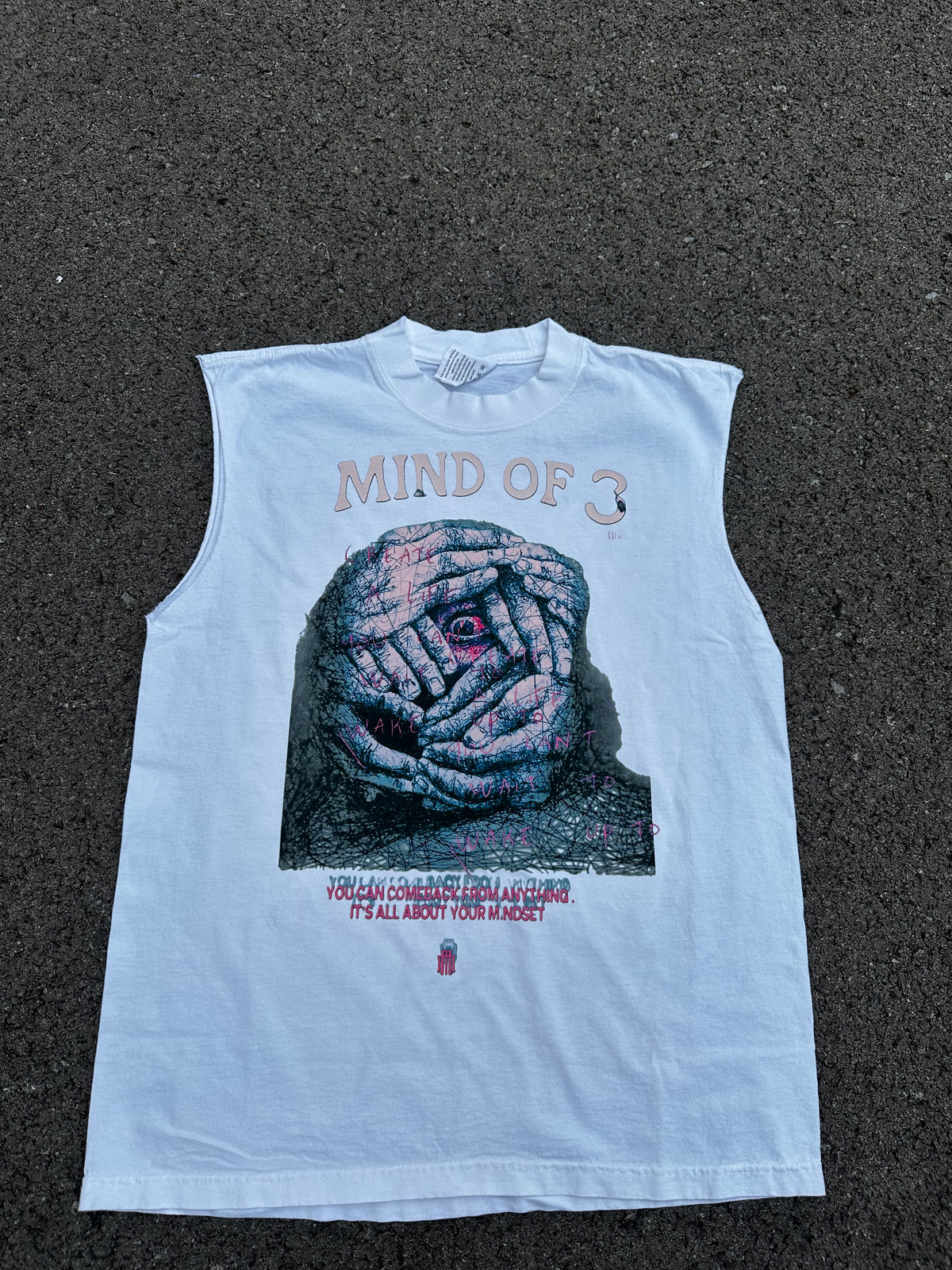 Growth through Pain “White” Tank