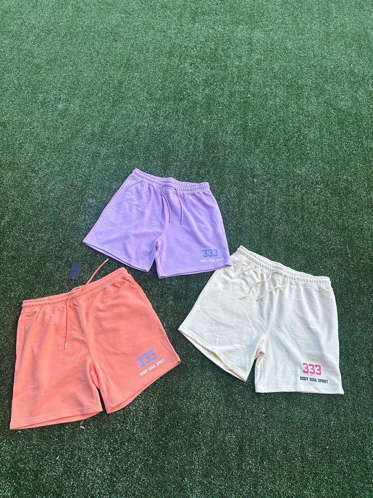 Body soul spirit cotton shorts