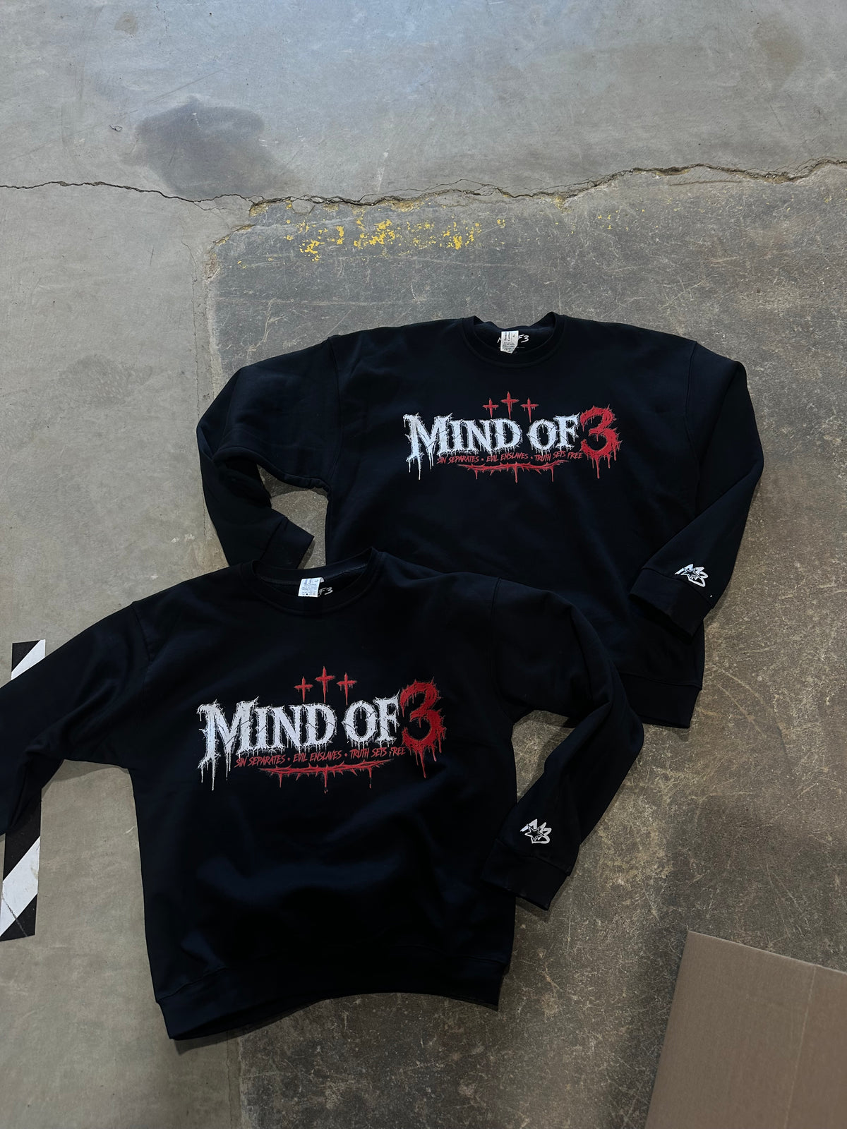 Black wages of sin “simple” sweatshirt