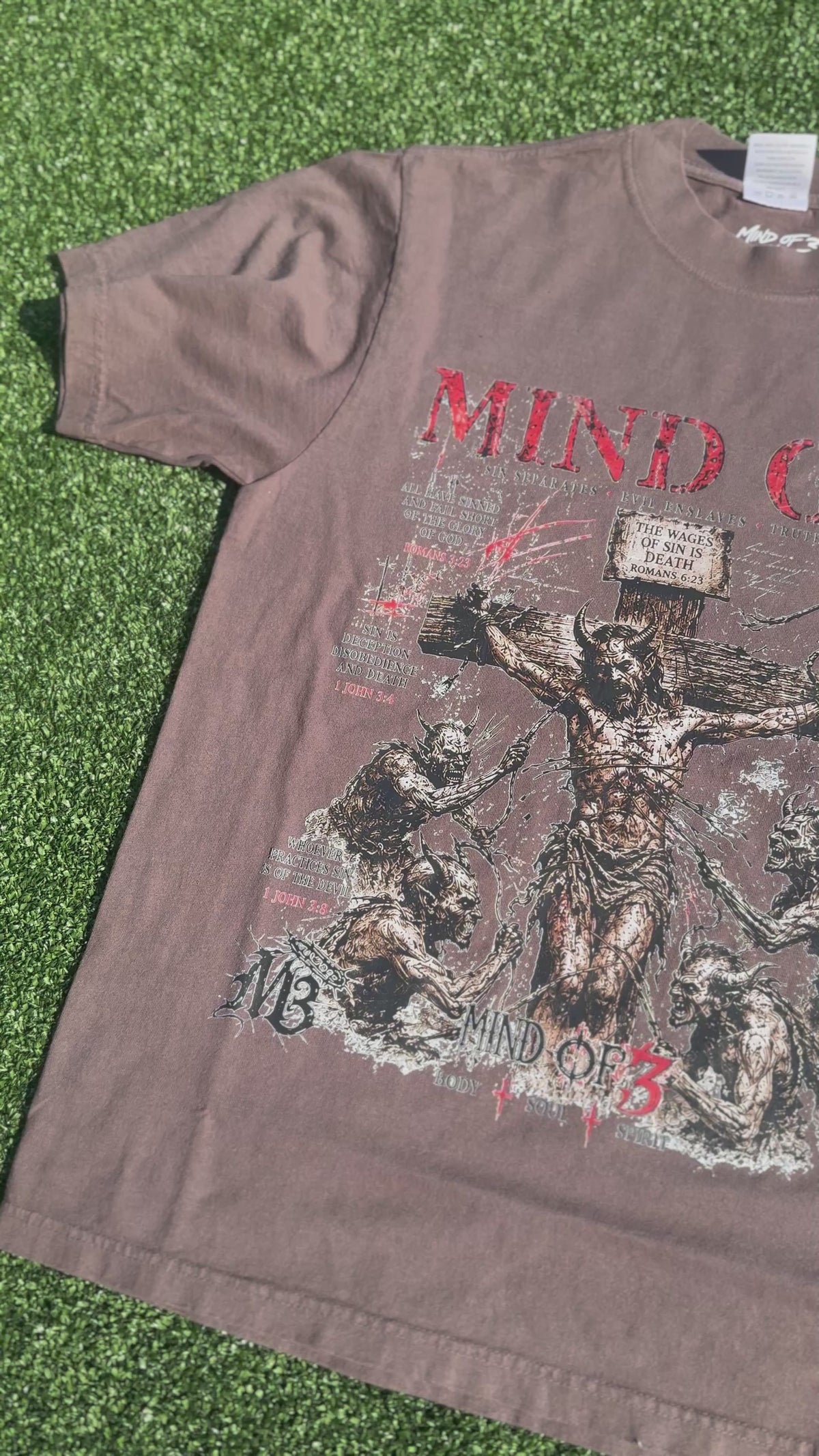 Mind of 3 “Wages of Sin” Vintage Tee