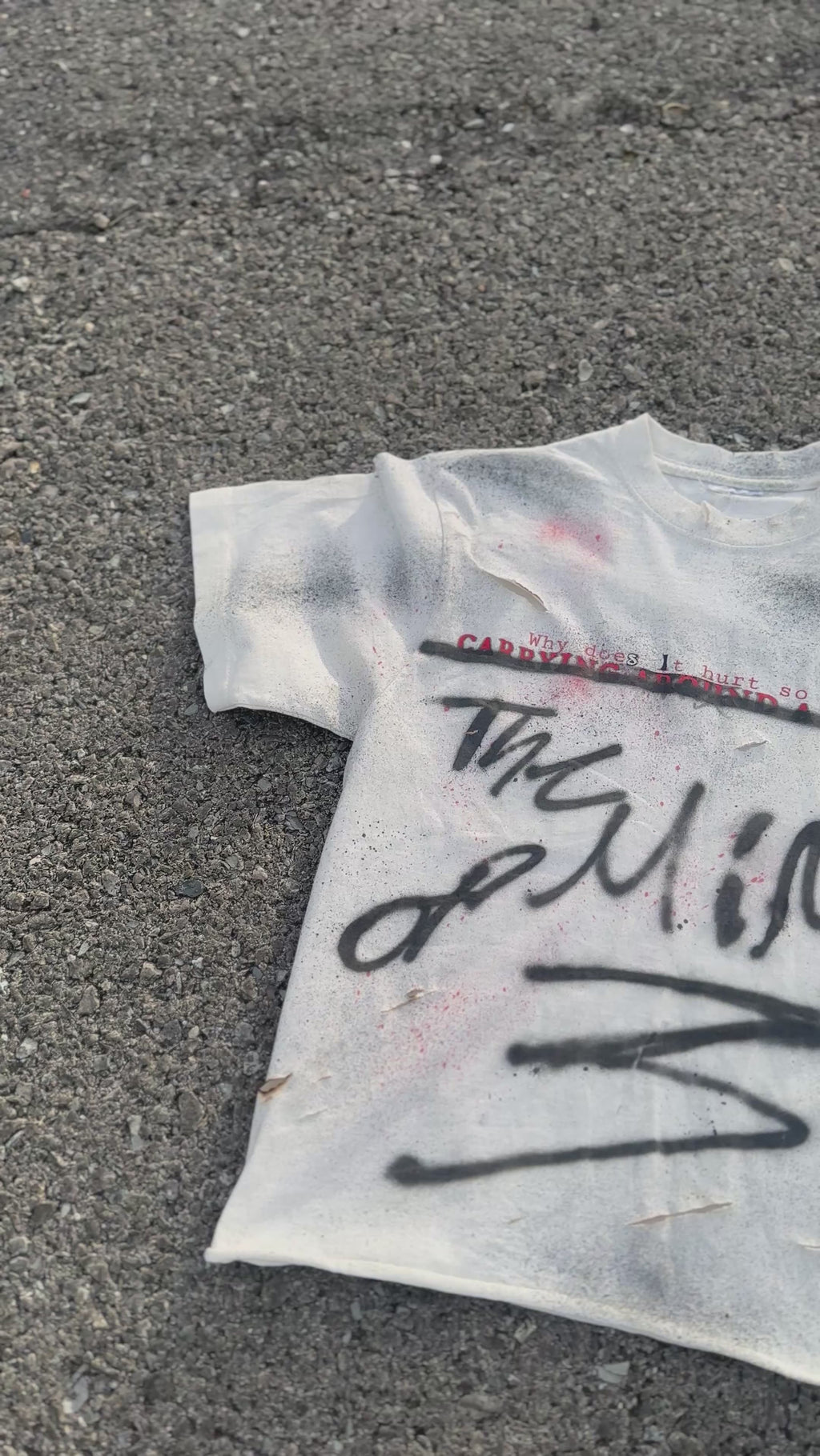 Mind of 3 “Three Minds” Hand-Painted Tee — 1 of 1