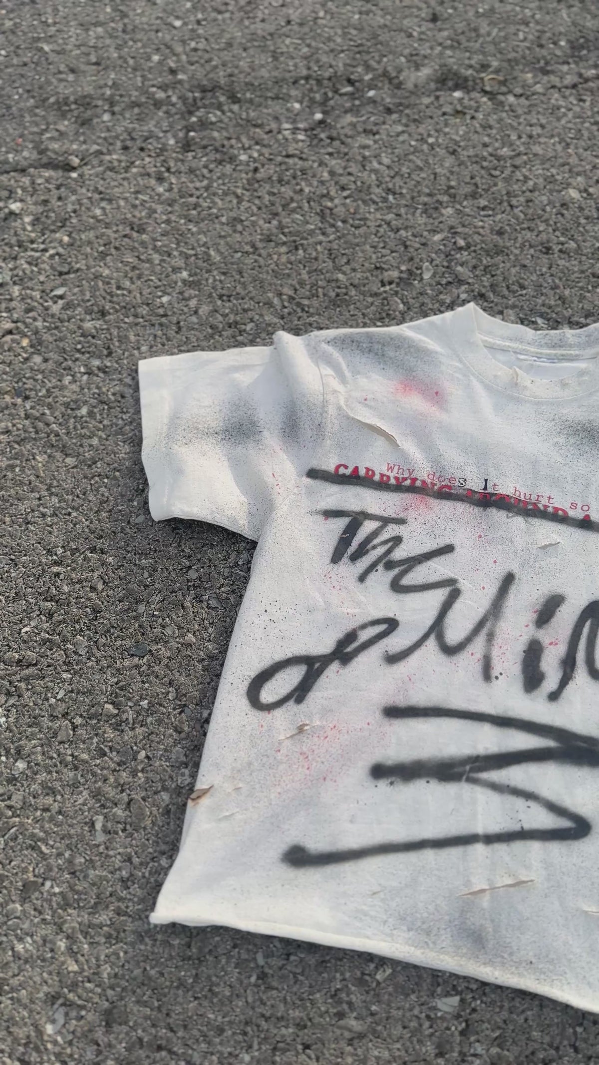 Mind of 3 “Three Minds” Hand-Painted Tee — 1 of 1