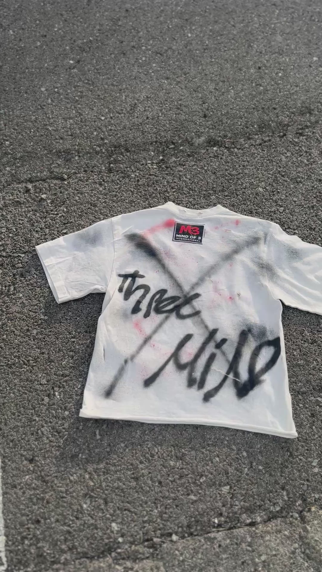 Mind of 3 “Three Minds” Hand-Painted Tee — 1 of 1